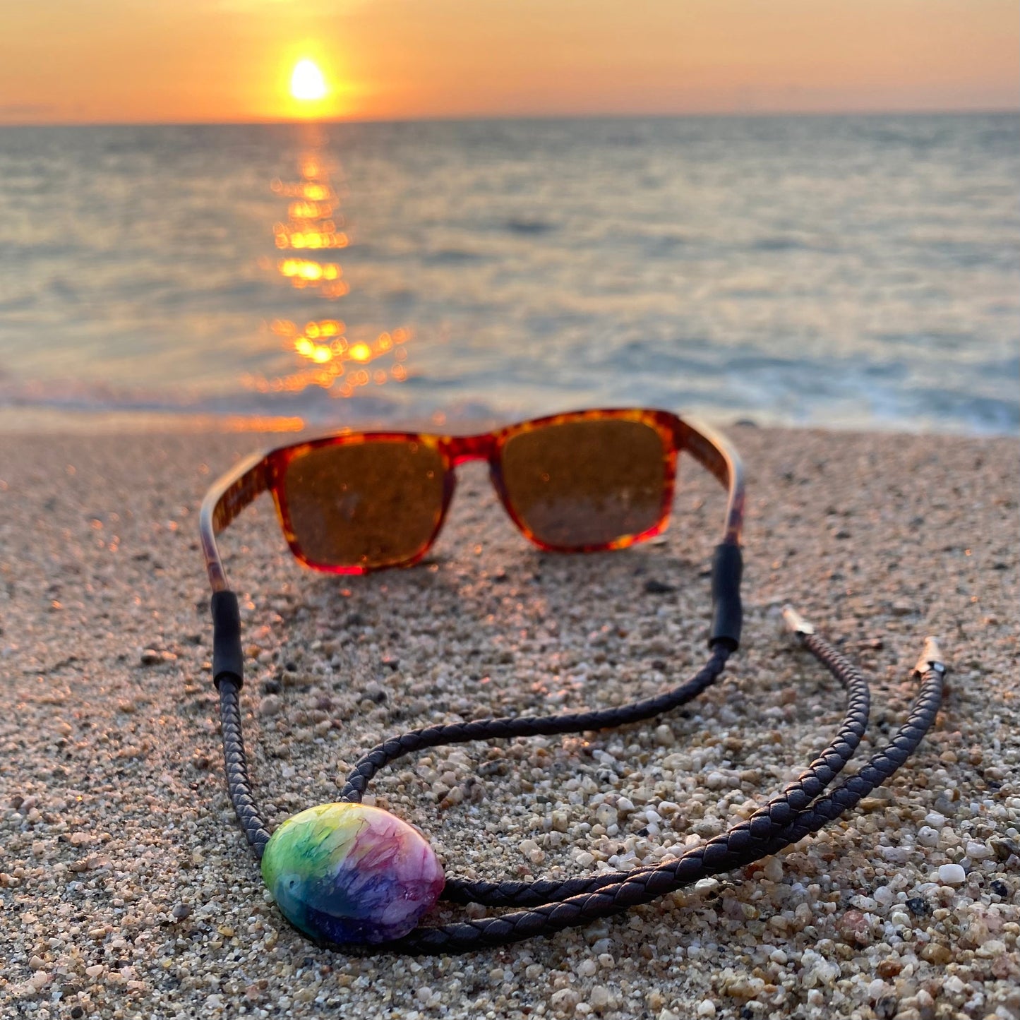 Burt Brolos Tie Dye Brolo Reversible Glasses Cord | Burt Brolos