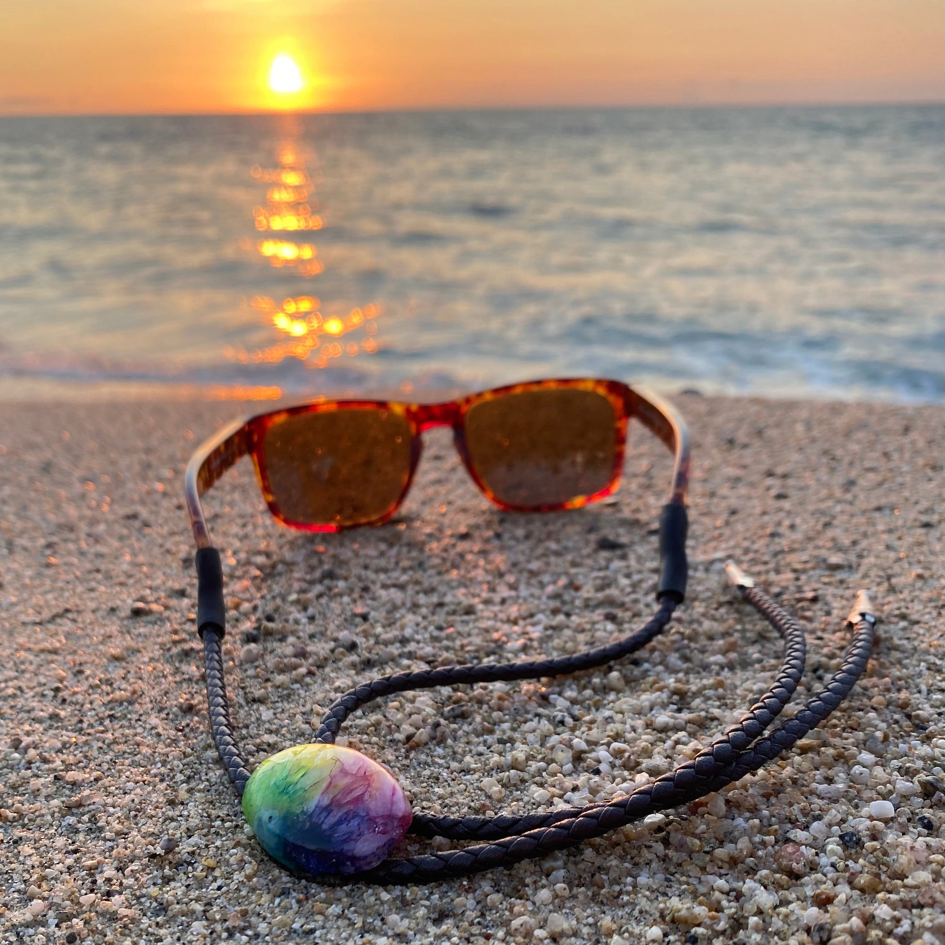 Burt Brolos Tie Dye Brolo Reversible Glasses Cord | Burt Brolos
