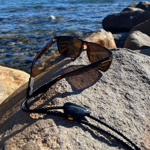 Burt Brolos Black Onyx Brolo Reversible Glasses Cord | Burt Brolos