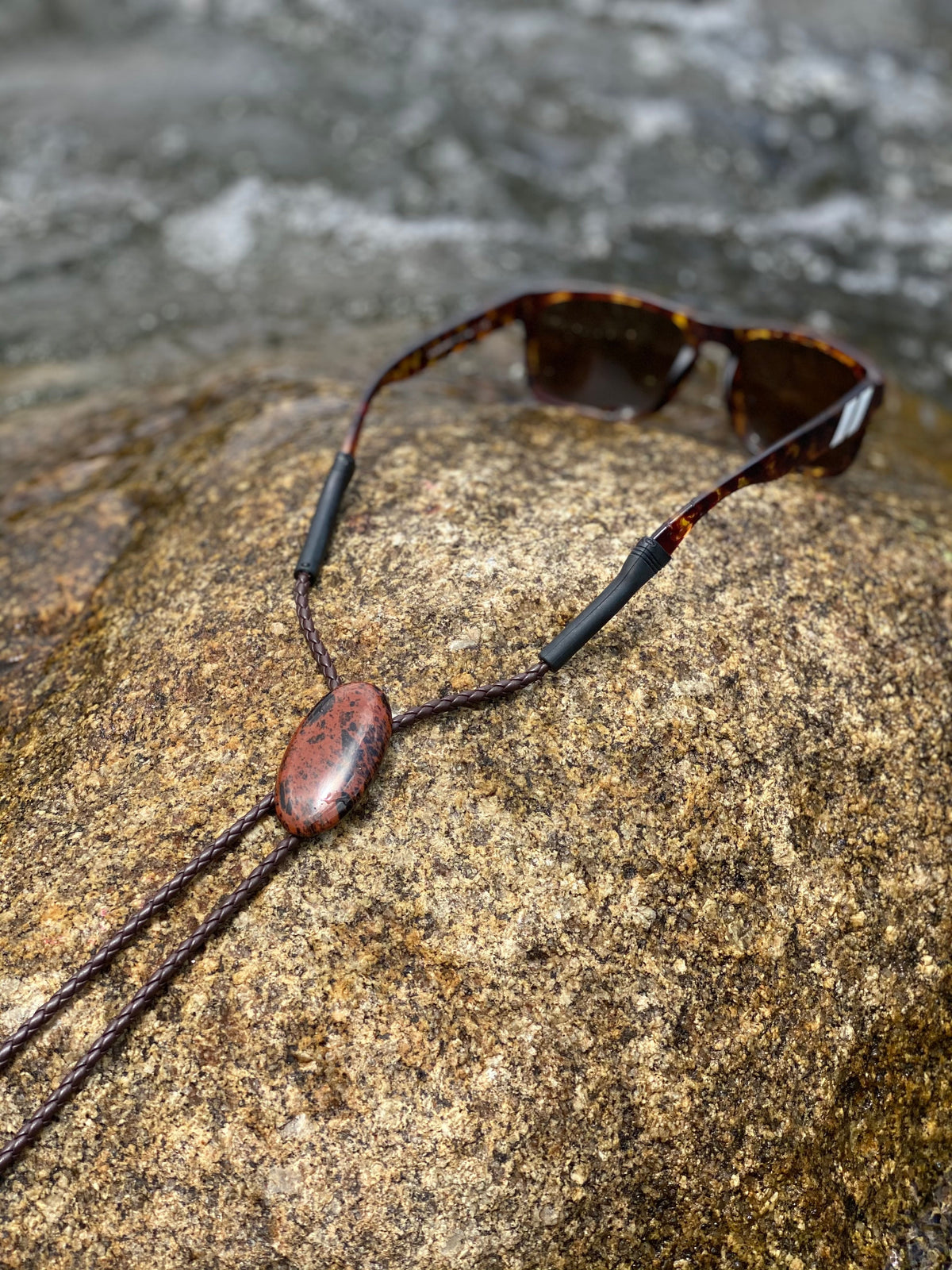 Burt Brolos Obsidian Brolo Reversible Glasses Cord | Burt Brolos
