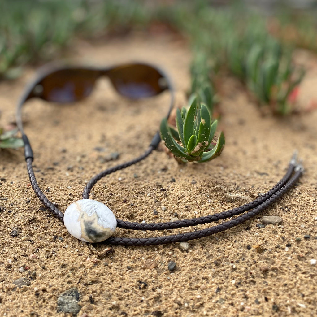 Burt Brolos Ocean Jasper Brolo Eyewear Retainers | Burt Brolos